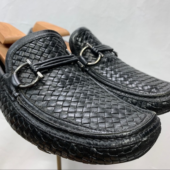 Ferragamo “Barbados” Bit Navy Men\'s Loafer 9 EE